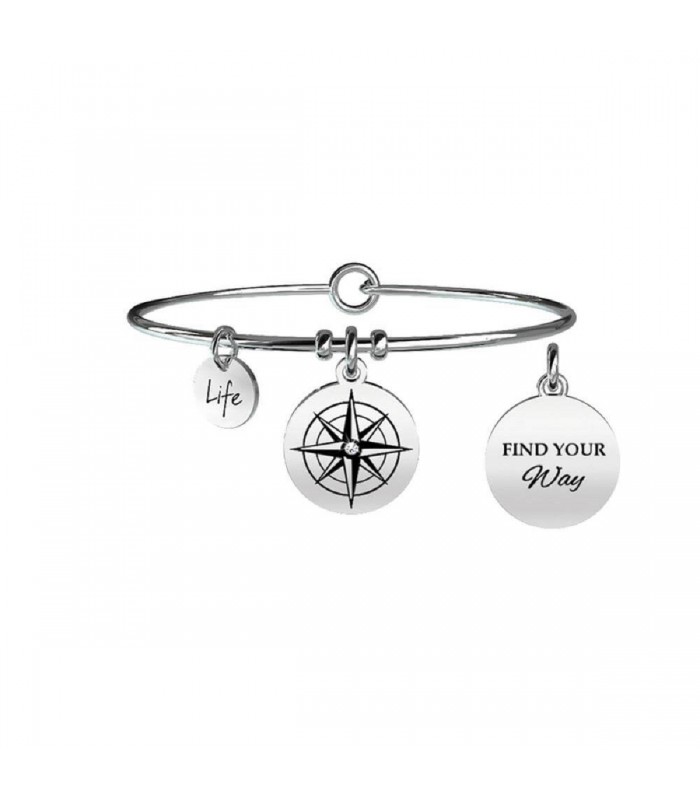 Bracciale Donna Kidult Symbols Rosa dei Venti 731063 Bracciale Donna Kidult Symbols Rosa dei Venti 731063