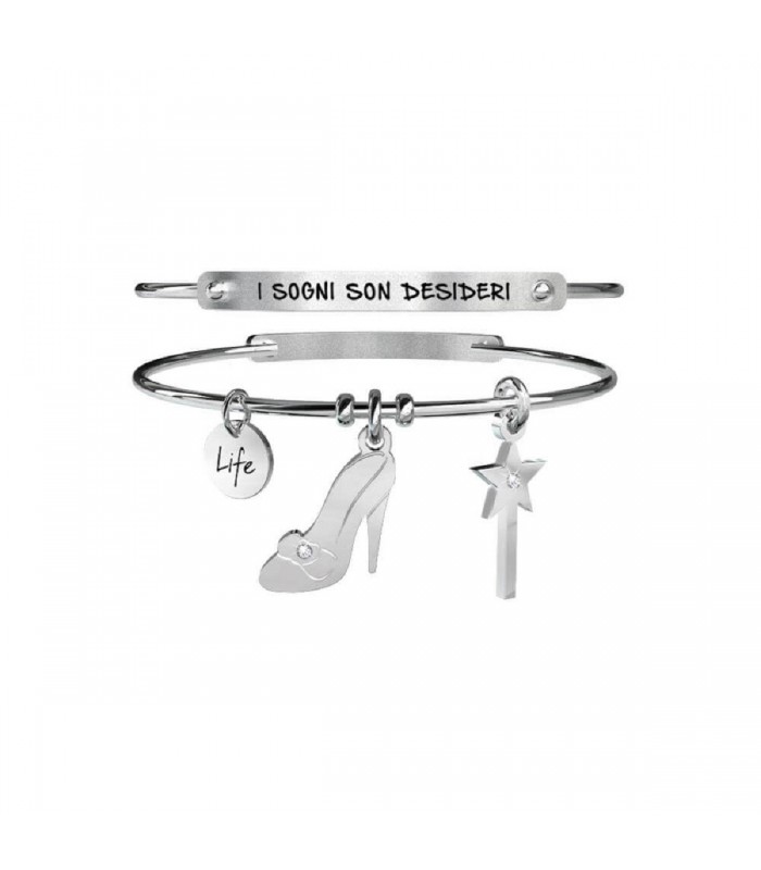 Bracciale Donna Kidult Symbols Scarpetta 731075 Bracciale Donna Kidult Symbols Scarpetta 731075
