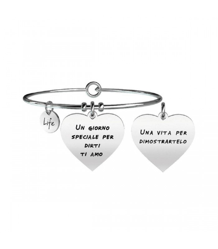 Bracciale Donna Kidult Love Frasi 731097 Bracciale Donna Kidult Love Frasi 731097