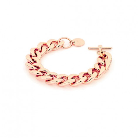 Bracciale Unoaerre Bronze Rosé Groumette Chiusura a T EXB4565