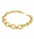 Collana Girocollo Unoaerre Bronzo Giallo Catena Scalare EXH4975