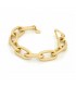 Bracciale Unoaerre Bronzo Dorato Satin Ovali EXB4674