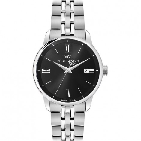 Orologio Uomo Philip Watch Collezione Anniversary Acciaio Nero R8253150001