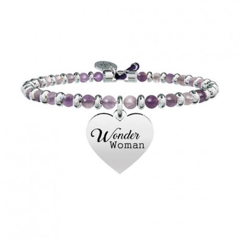 Bracciale Donna Kidult Wonder Woman Acciaio Ametista 731438