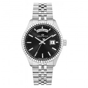 Orologio Uomo Philip Watch Caribe 39MM Nero Acciaio R8253597033