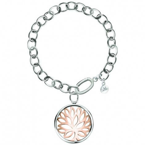 Bracciale Donna Morellato Acciaio Loto Rosè Charms SATD09