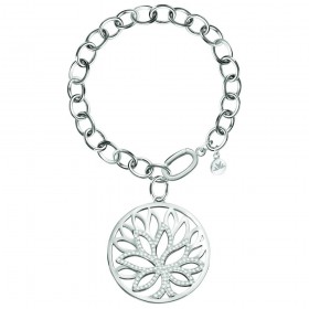 Bracciale Donna Morellato Acciaio Loto Zirconi Charms SATD10