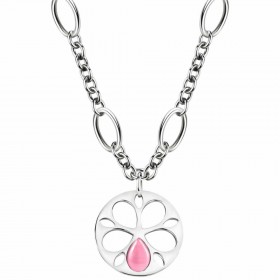 Catena Morellato Donna Acciaio Fiore Rosa SATE07
