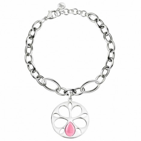 Bracciale Donna Morellato Fiore Charm Pendente Rosa SATE09