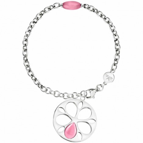 Bracciale Donna Morellato Fiore Charm Rosa SATE10