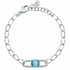 Bracciale Donna Morellato Acciaio 1930 Azzurro Gemma SATP18