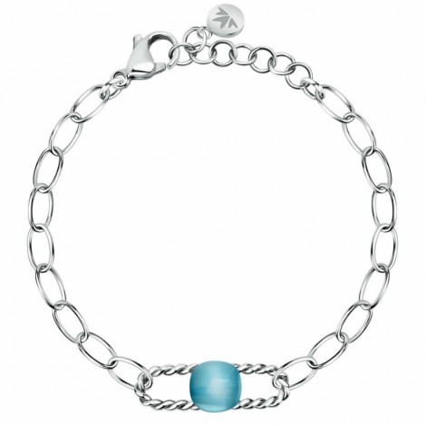 Bracciale Donna Morellato Acciaio 1930 Azzurro Gemma SATP18