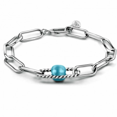 Bracciale Donna Morellato Acciaio 1930 Azzurro Misura 19 SATP20