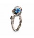 Trollbeads - Anello con Fiore Blu TAGRI-0025