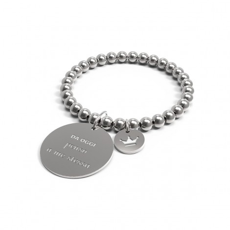 Bracciale Donna 10 Buoni Propositi "Da oggi penso a me stessa" B4301