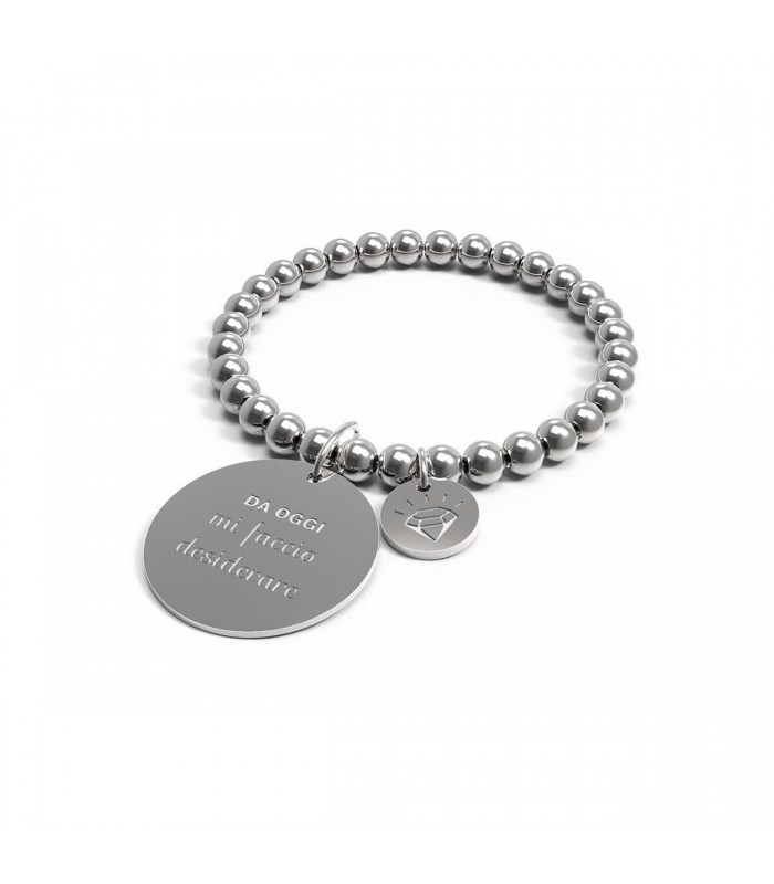 Bracciale Donna 10 Buoni Propositi "Da oggi mi faccio desiderare" B4306 Bracciale Donna 10 Buoni Propositi "Da oggi mi faccio desiderare" B4306