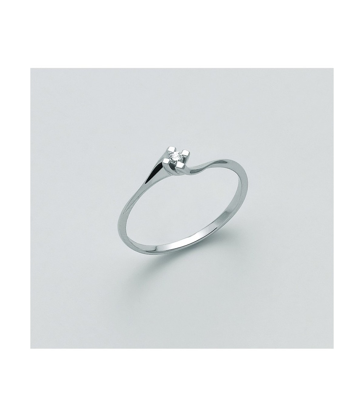 Solitario on sale oro bianco