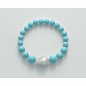 Bracciale Donna Miluna Perle Turchese  PBR1964