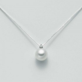 Girocollo Donna Miluna Brillante Perla Regina PCI995BM_2V5