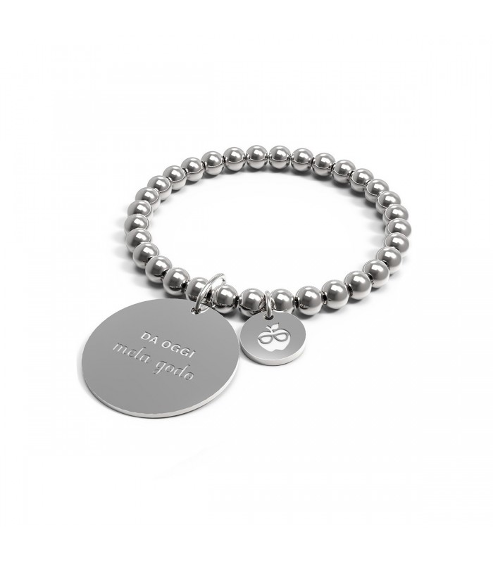 Bracciale Donna 10 Buoni Propositi "Da oggi parlo me la godo" B4523 Bracciale Donna 10 Buoni Propositi "Da oggi parlo me la godo" B4523