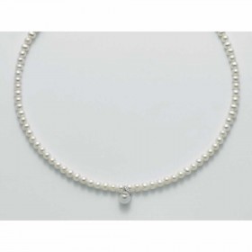 Girocollo Donna Miluna Perle Oro Bianco Portafortuna PCL5336