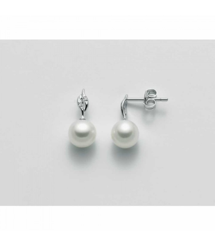 Orecchini Donna Miluna Perle Diamanti PER2284 Orecchini Donna Miluna Perle Diamanti PER2284