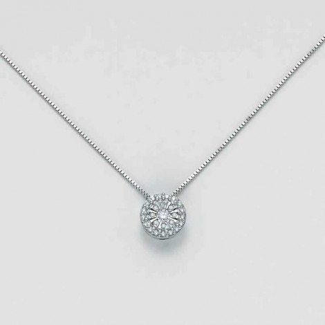 Girocollo Donna Miluna Punto Luce 26 Diamanti CLD4185