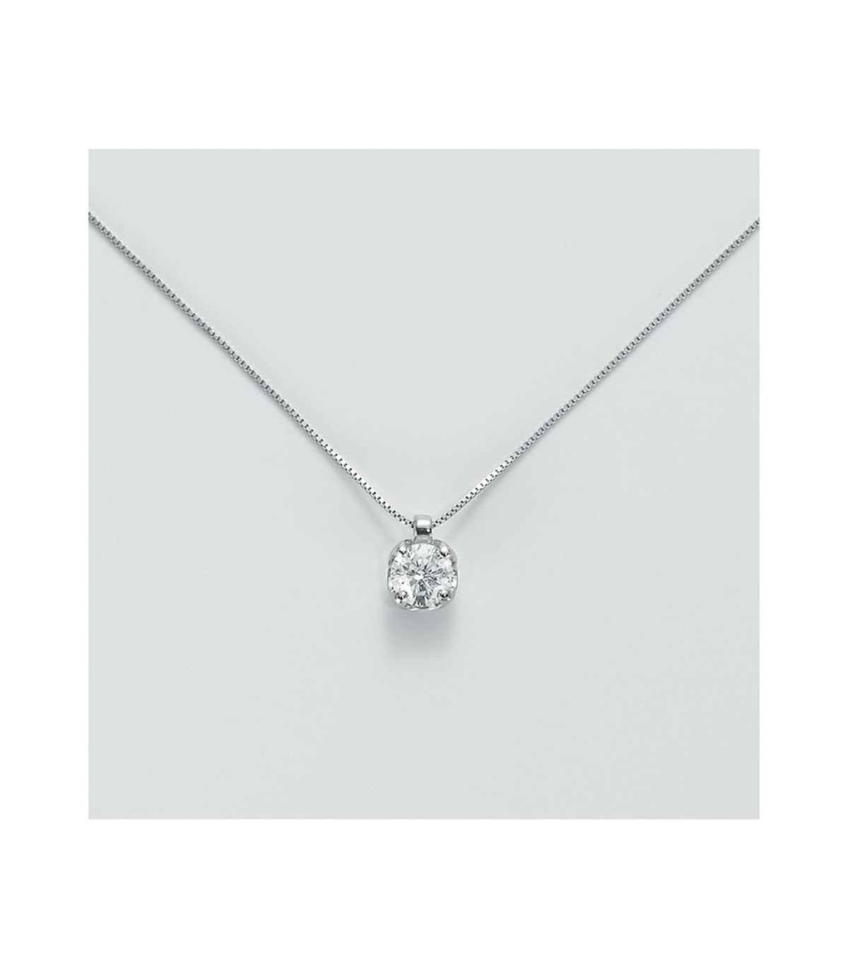 Punto luce diamante oro bianco on sale