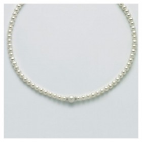 Girocollo Donna Miluna Filo di Perle Perla Centrale Portafortuna PCL5914