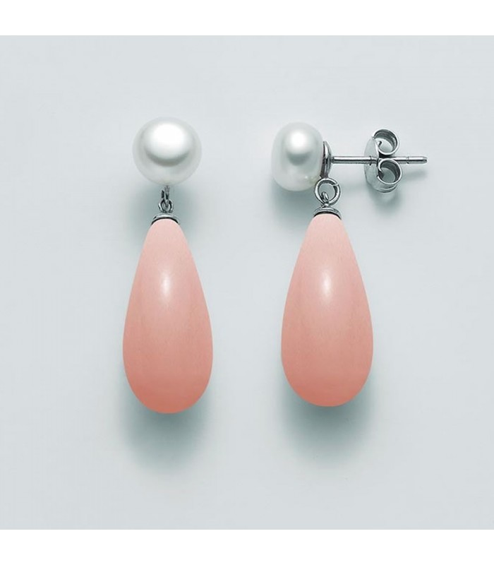 Orecchini Pendenti In Argento Sterling 925 Con Sfera Di Corallo Rosso Spugna, 10mm, Gioiello Artigianale In Confezione Regalo