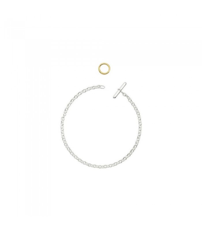 Bracciale Dodo Catena in Argento Brisé Oro Giallo DBBOG19/1 Bracciale Dodo Catena in Argento Brisé Oro Giallo DBBOG19/1