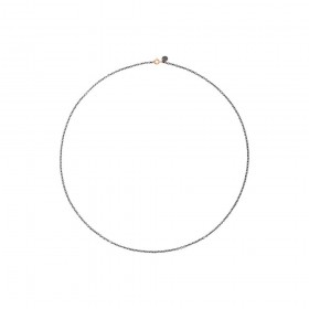 Catena Dodo Titanio Oro Rosa 9KT 40 Cm DC9/T/40