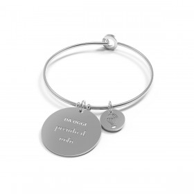 Bracciale rigido Donna 10 Buoni Propositi "Da oggi prendo il volo" B5000