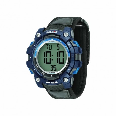 Orologio Uomo Sector EX-77 Nero/Blu - R3251520002