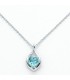 Collana Donna Miluna Gemme del Cielo Oro 9Kt e Topazio CLD4201X