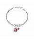 Bracciale Donna Morellato Fiore Smalto Rosso SCZ1117