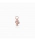 Le Bebé Lock Your Love Charm Quadrifoglio Oro Rosa 9 KT LBB165