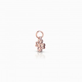 Le Bebé Lock Your Love Charm Quadrifoglio Oro Rosa 9 KT LBB165