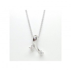 Collana Donna Re Carlo  Bilogy Oro Bianco18 kt P02CO341/035