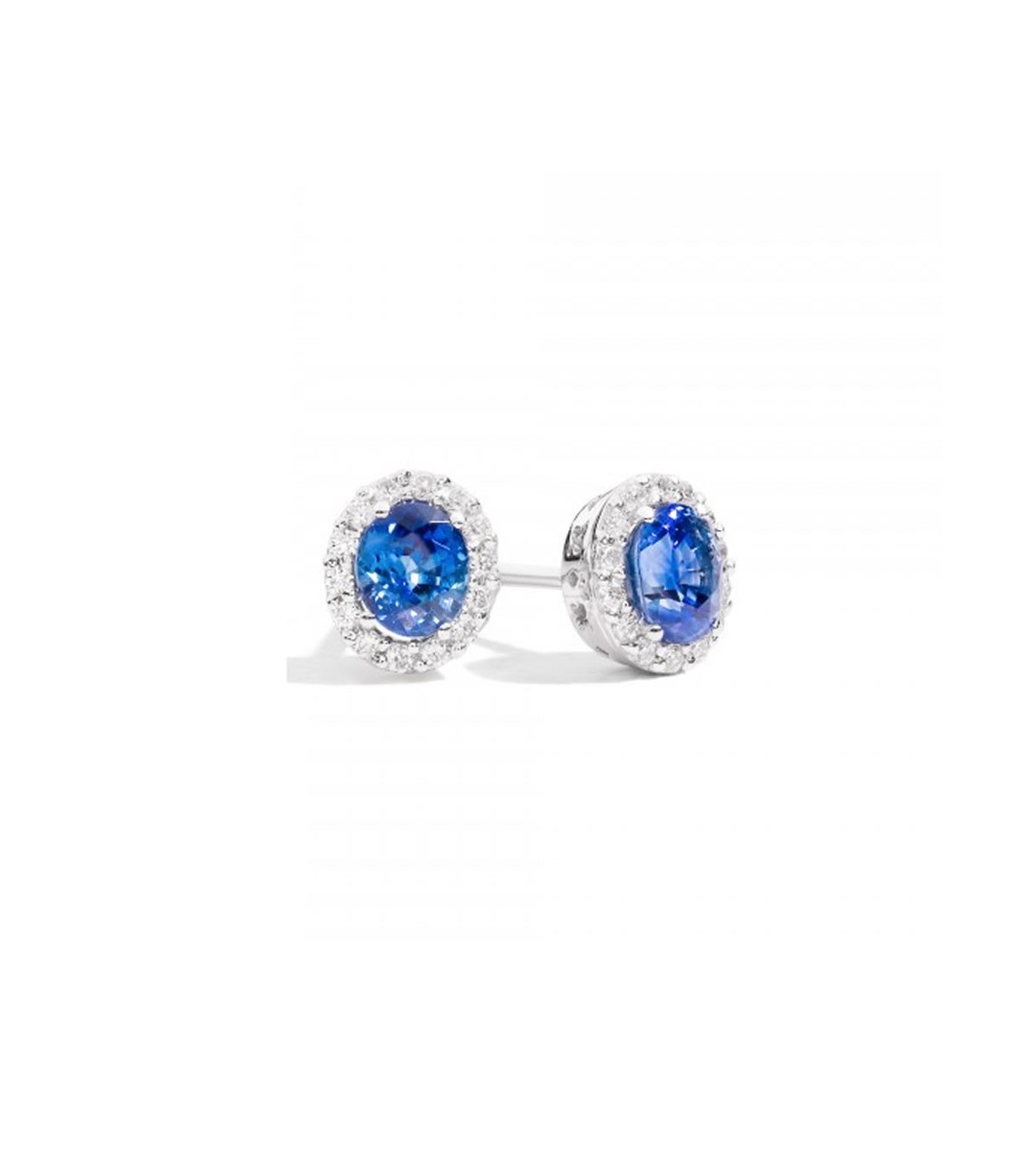 Orecchini Pendenti A Chandelier Carissima In Oro Bianco 9ct Con Diamanti 0.11ct, Eleganti Donna