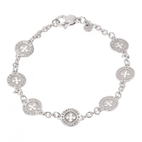 Bracciale Donna I Sette Doni Argento Brunito e Onice BRDD009NA0