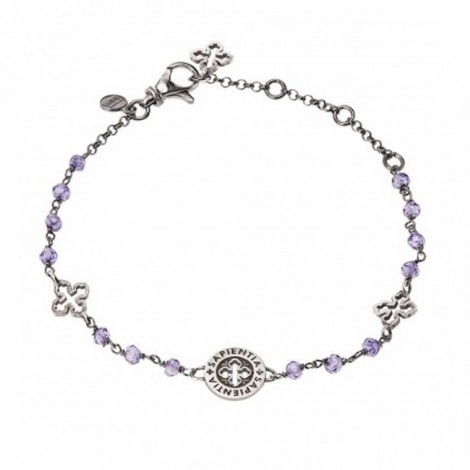 Bracciale Tuum Sette Doni Sapientia Salomite Viola BRDNS09VA0