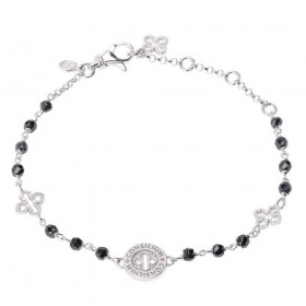 Bracciale Tuum Sette Doni Consilium Salomite Nera BRDNC09SC0