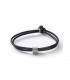 Bracciale Tuum SIncipit Pelle Nera Pater INCIP90CPN0