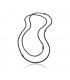 Collana Donna Breil New Snake Soft Nero Trasformabile TJ2842
