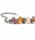 Charm In Vetro Trollbeads Thun Bouquet Arancione - TGLBE-20143