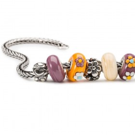 Charm In Vetro Trollbeads Thun Bouquet Arancione - TGLBE-20143