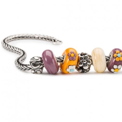 Charm In Vetro Trollbeads Thun Bouquet Arancione - TGLBE-20143