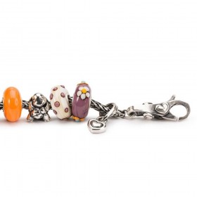 Charm In Vetro Trollbeads Thun Bouquet Viola - TGLBE-20144