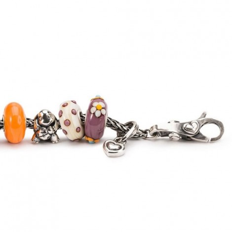 Charm In Vetro Trollbeads Thun Bouquet Viola - TGLBE-20144